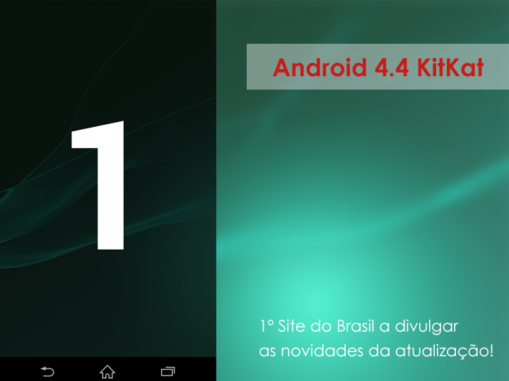 Testamos o Android 4.4 Kitkat no Sony Xperia Z1!