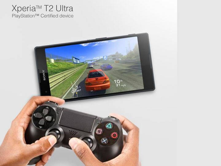 Xperia T2 Ultra ganha suporte ao controle do PS4.
