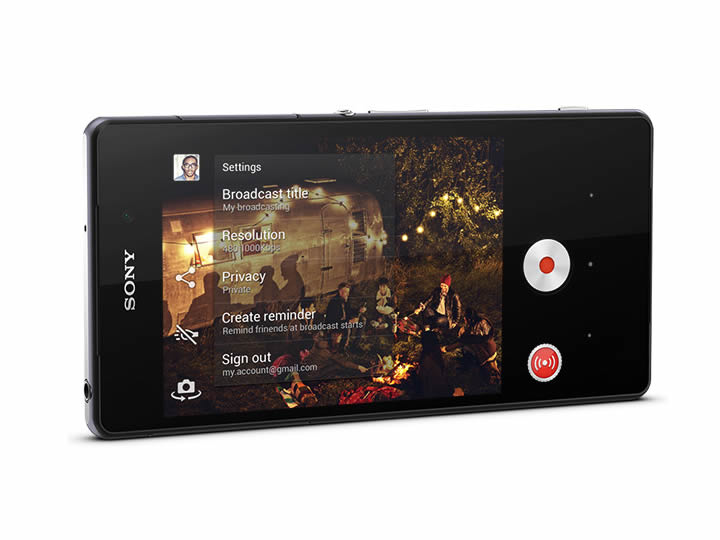 Sony Mobile permite transmissão ao vivo para o Youtube com o Xperia Z2